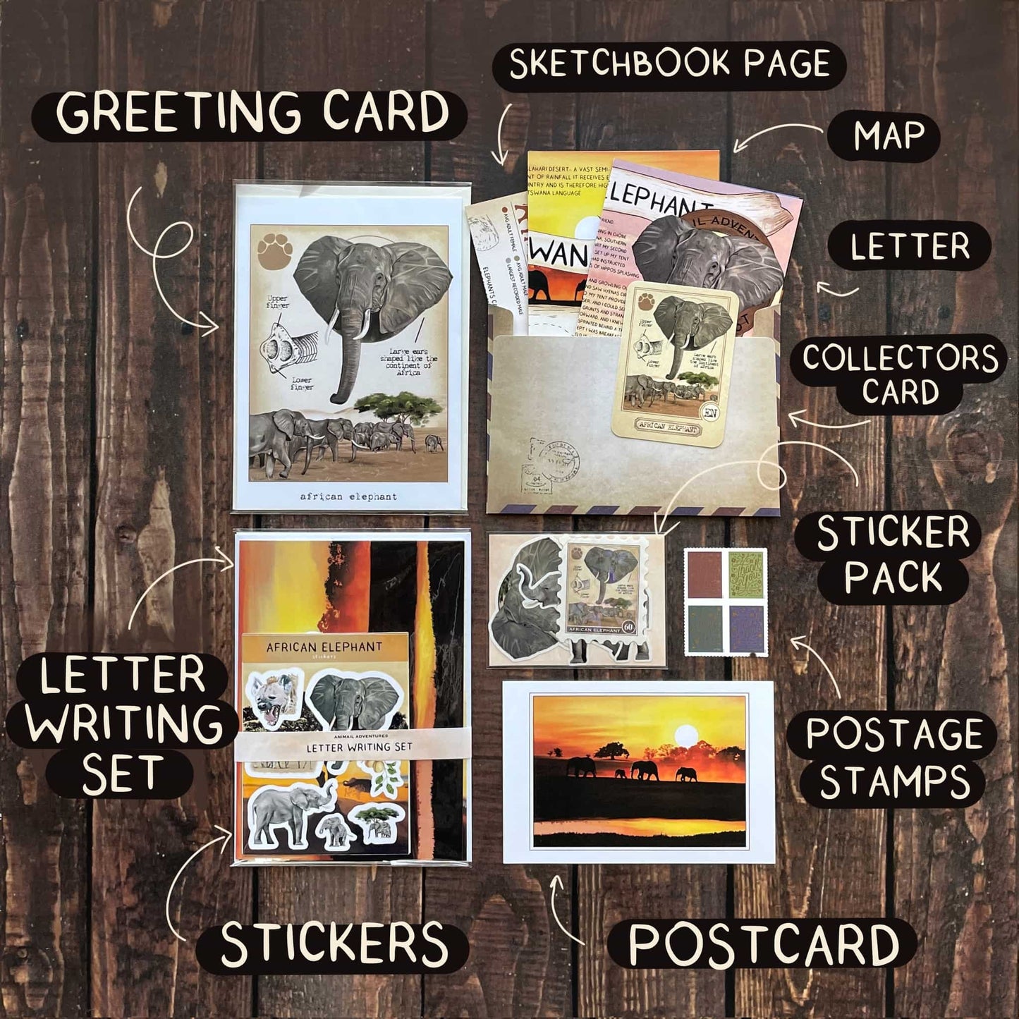 African Elephant - Pen Pal Tier