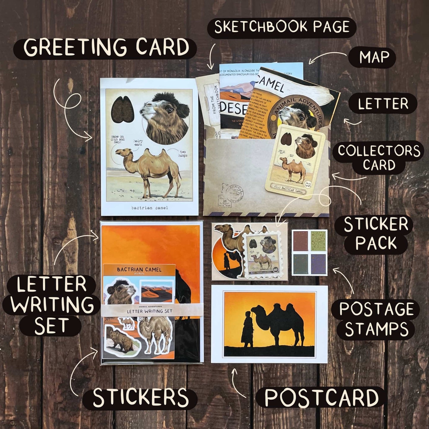 Bactrian Camel - Pen Pal Tier