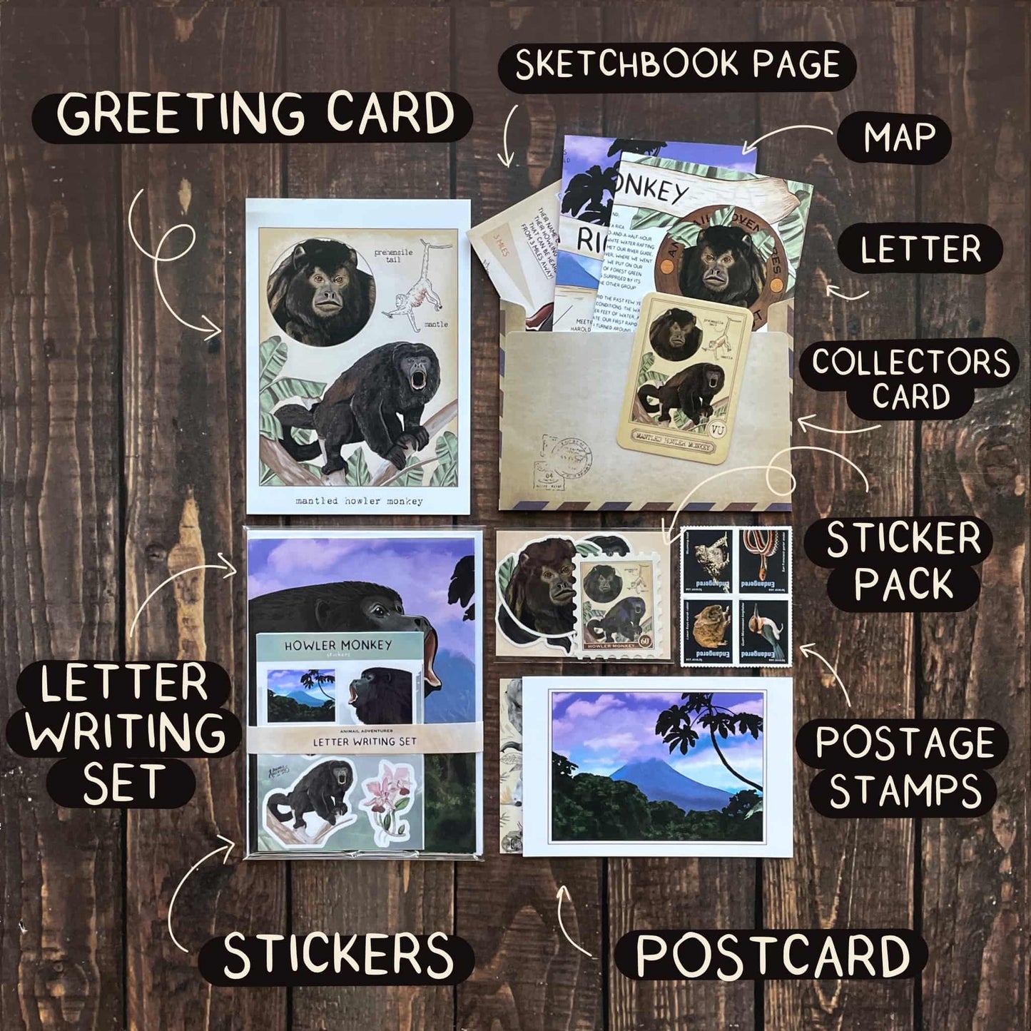 Howler Monkey - Pen Pal Tier