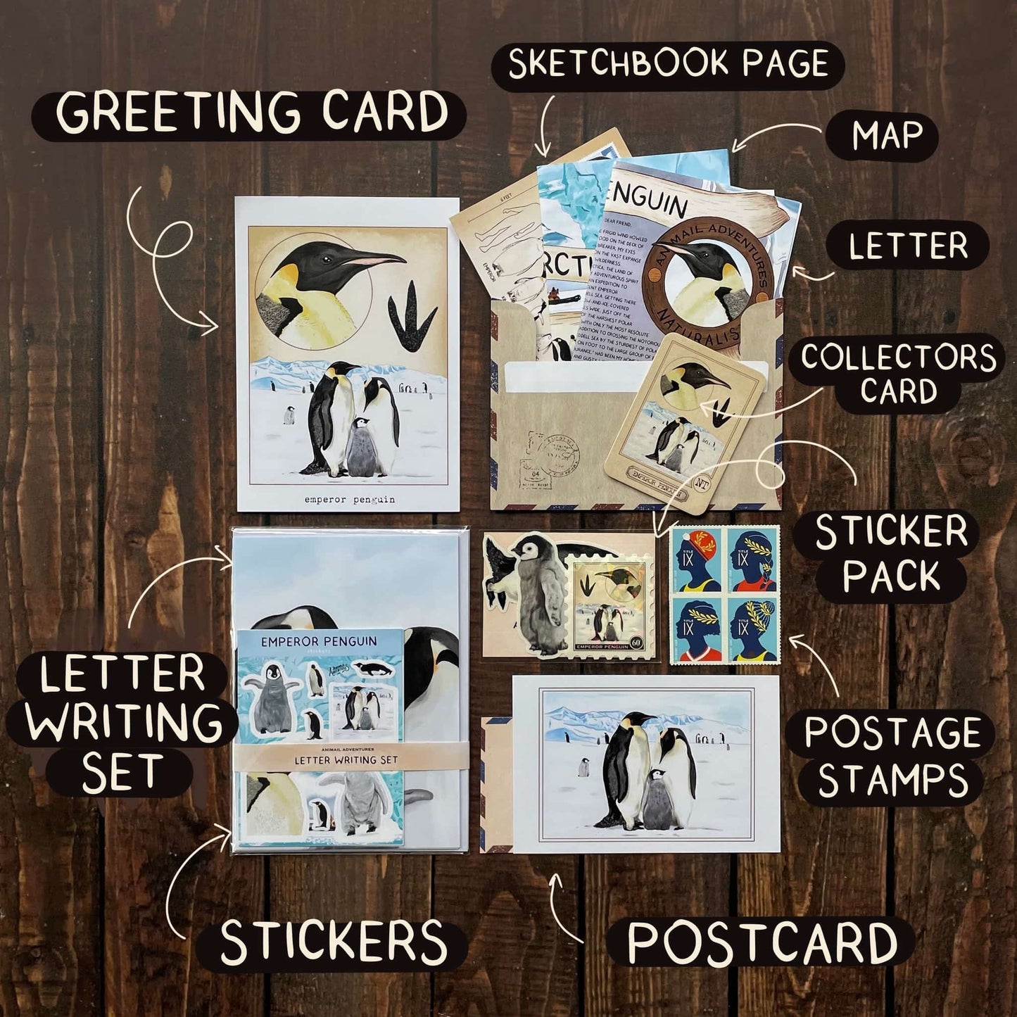 Emperor Penguin - Pen Pal Tier