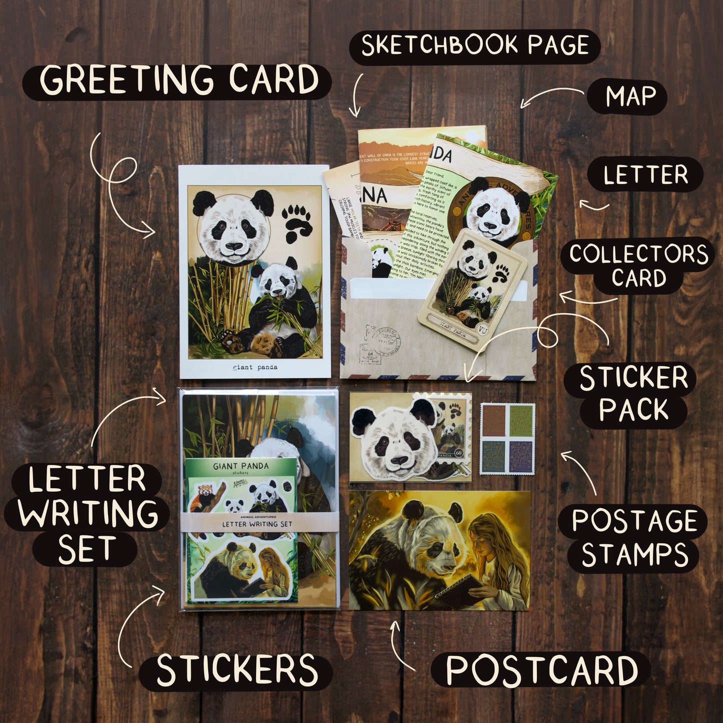 Giant Panda - Pen Pal Tier