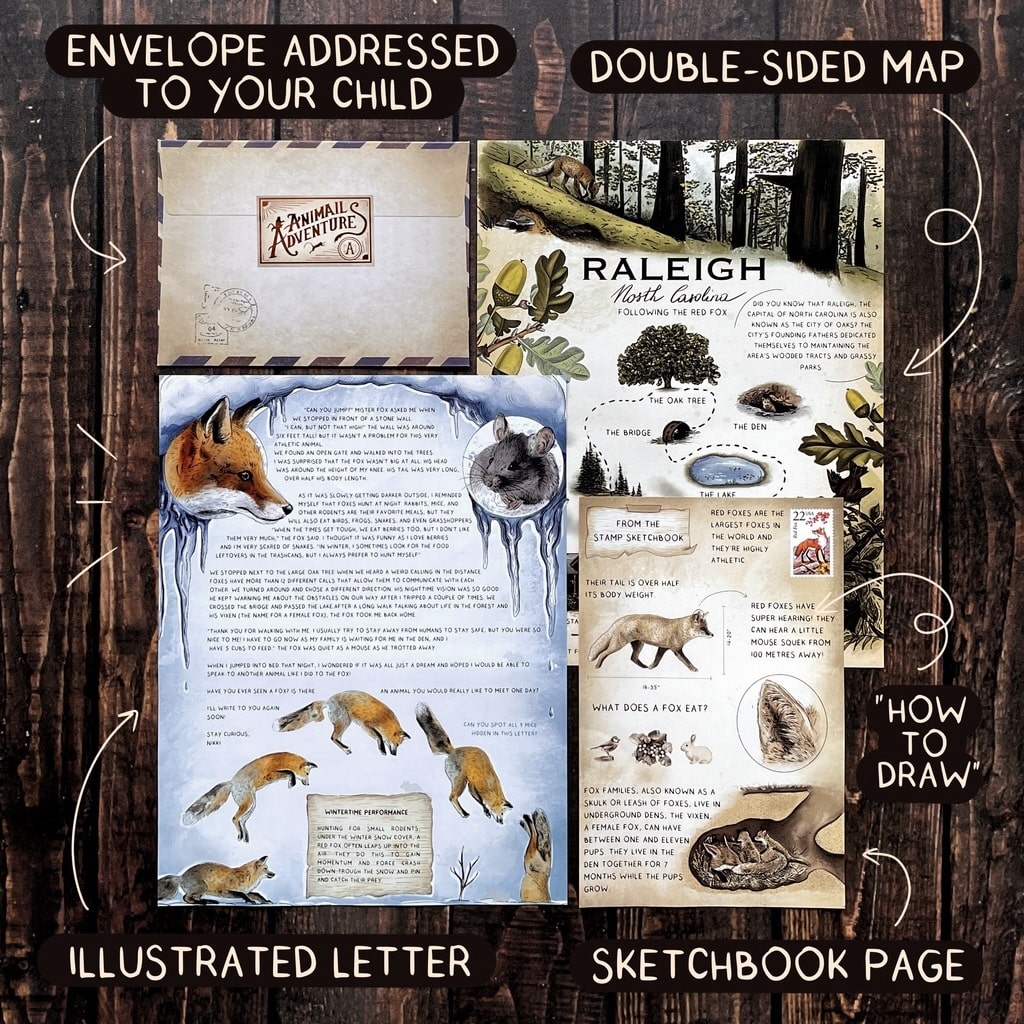 Animail Adventures | Animal Letter Subscription for Kids and Adults ...